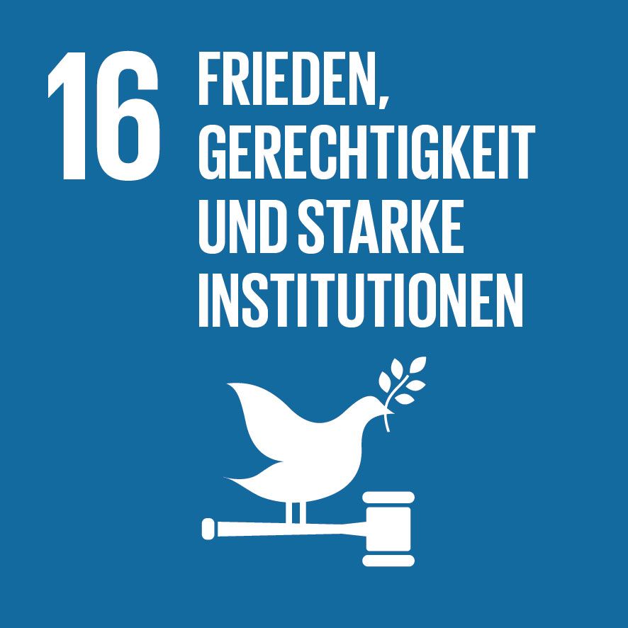SDG 16 - Frieden und Gerechtigkeit
