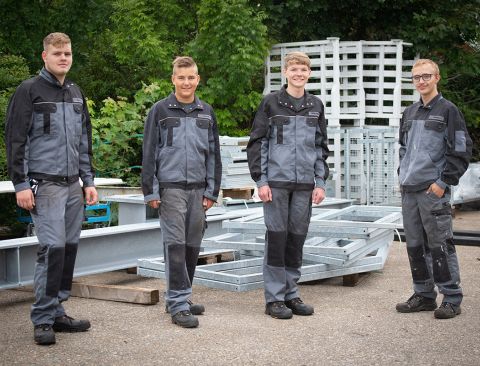Lehrlinge bei Hartl Metall