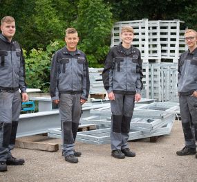 Lehrlinge bei Hartl Metall