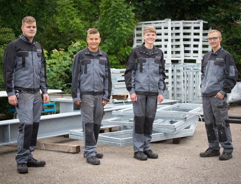 Lehrlinge bei Hartl Metall