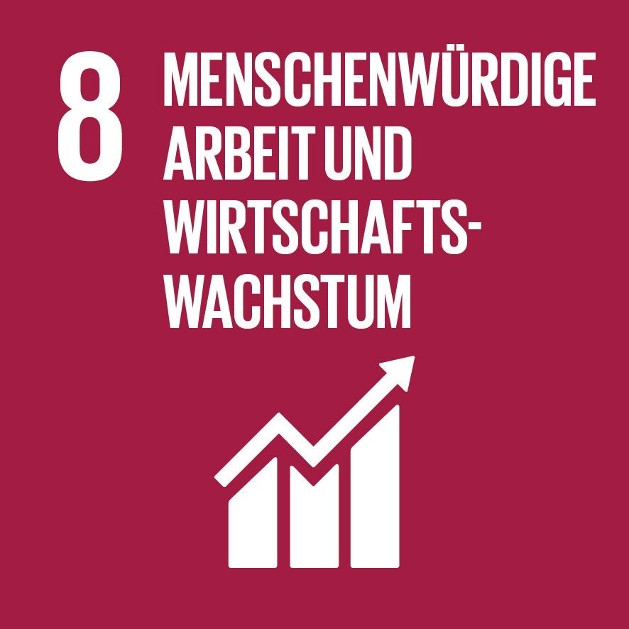 SDG 8 - Arbeitsplätze und regionale Wirtschaft